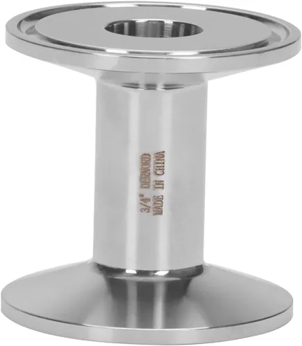 Miniatura 11 de DERNORD Tubo sanitario de bobina de acero inoxidable 304 con abrazadera triple de 1,5 pulgadas Tubo de 3/4 pulgadas OD