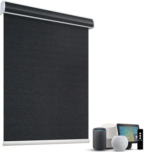 Miniatura 69 de SmartWings Persianas Motorizadas con Sombras para Ventana Control Remoto Funciona con Thread Apple Homekit Z-Wave Alexa 100% Blackout de Doble Cara