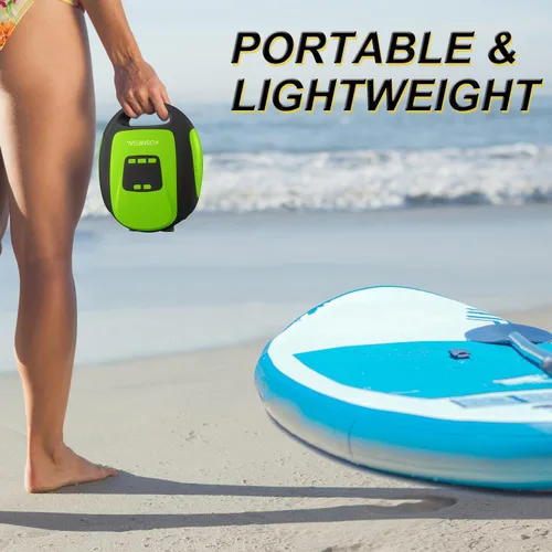 Miniatura 4 de Bomba eléctrica portátil para tabla de remo kosmegal, bomba SUP para tabla de remo, compresor de aire de 20 PSI con apagado automático, función