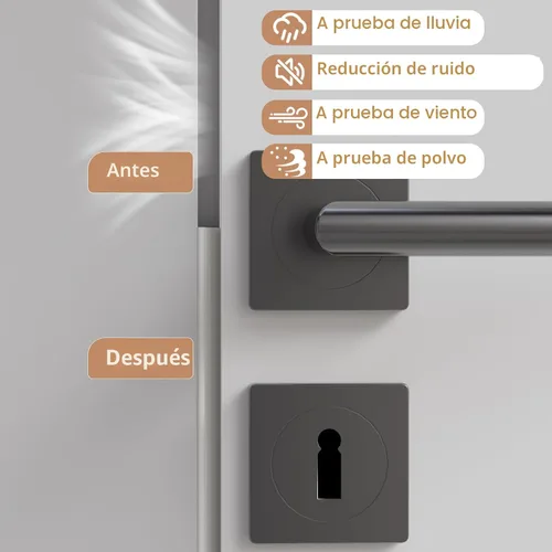 Miniatura 8 de Burletes de espuma en forma de cuña de 118", tira de sellado para ventanas y puertas, marco insonorizante, cinta aislante de invierno para puerta