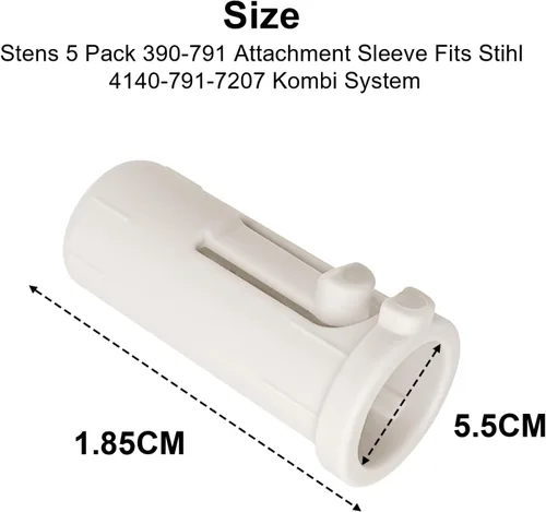 Miniatura 2 de deawater 4140-791-7207 41407917207 Funda de fijación, 5 unidades de repuesto de manguito de tubo de accionamiento compatible con Stihl Kombi System