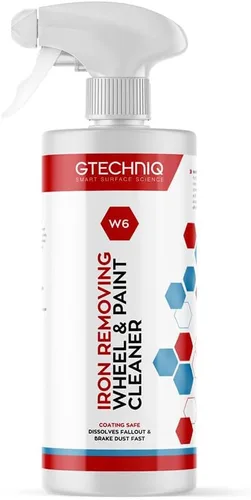 Gtechniq W6 - Limpiador de ruedas y pintura para automóviles, removedor de polvo de frenos, desengrasante y limpiador de llantas de aleación para