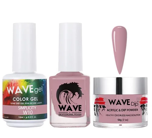 Miniatura 87 de WAVEGEL - Juego de gel de remojo, laca de uñas y polvo acrílico a juego - Colección Simplicity - #P109 Blizzard