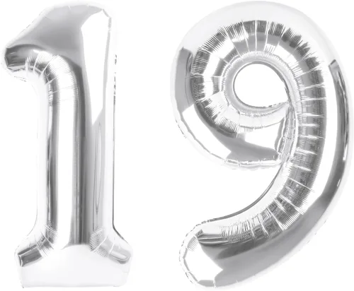 Miniatura 221 de Globos de números de 5 globos de 40 pulgadas, decoraciones de cumpleaños azules para niños y niñas, globos de números azul marino grandes