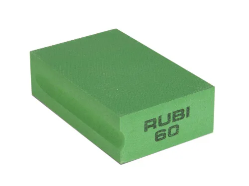 Rubi Almohadilla de pulido manual Diamond - Grano 60 - Verde