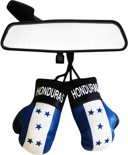 Miniatura 2 de Honduras Mini guantes de boxeo con bandera