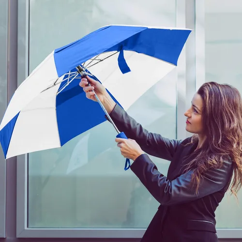 Miniatura 15 de STROMBERGBRAND UMBRELLAS Paraguas de viaje plegable y compacto de 42 pulgadas con ventilación, resistente y duradero, ligero, para lluvia, viento