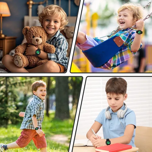 Miniatura 6 de SOCICO Relojes digitales para niños y niñas, 7 luces de color impermeables, reloj deportivo para exteriores con cronómetro, alarma, fecha, gran