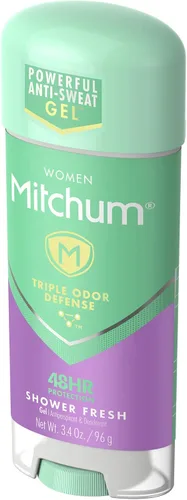 Miniatura 13 de Mitchum Gel antitranspirante y desodorante para mujer con triple protección contra olores, polvo fresco, protección 48 horas, 2.25 onzas