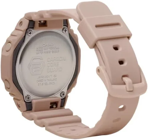 Miniatura 2 de G-Shock Casio Nuevo Mujeres Oro Rosa Serie 2100 GMAS2100MD-4A, Rosado, Casual