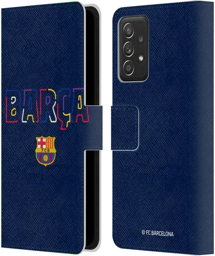 Miniatura 116 de Head Case Designs Funda de piel con licencia oficial del FC Barcelona Barca Crest Graphics para Samsung Galaxy A06 4G