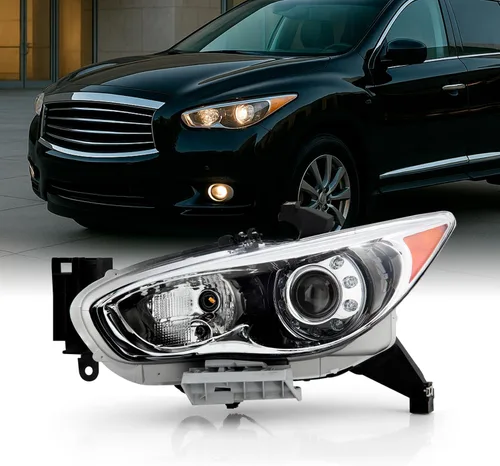 Miniatura 8 de AKKON - Compatible con modelos Infiniti Jx35 2013 / 2014-2015 QX60 OE HID modelo proyector LED conjunto de faros delanteros