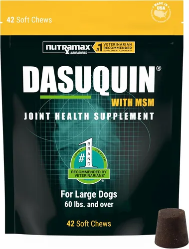 Nutramax Dasuquin para perros grandes, suplemento de salud articular, contiene glucosamina para perros, además de condroitina, ASU, MSM y más, apoya