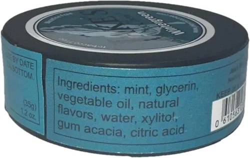 Miniatura 3 de Jake's Mint Chew - Wintergreen - Paquete de 10 - Sin tabaco ni nicotina