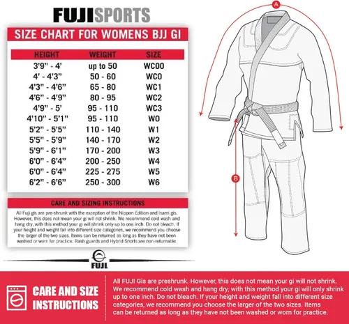 Miniatura 7 de FUJI All-Around Brazilian Style Jiu Jitsu Uniform