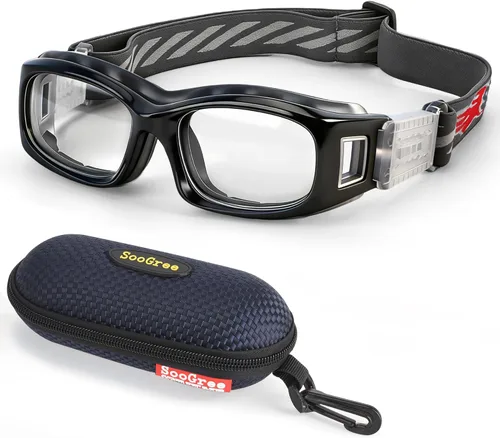 Miniatura 16 de SooGree Gafas deportivas para niños – Gafas de baloncesto y fútbol – Gafas de seguridad para niños – Anteojos antigolpes – Marco 7-14