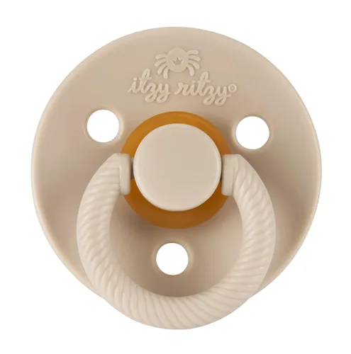 Miniatura 2 de Itzy Ritzy Chupetes de goma natural (juego de 2) – Chupetes para bebés con pezón en forma de cereza y agujeros de aire grandes para mayor seguridad