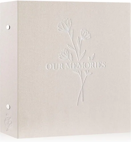 Miniatura 16 de Lanpn Álbumes de fotos pequeños de 4 x 6 pulgadas, 50 imágenes, paquete de 2 unidades, mini capacidad de lino Our Memories, juego de bolsillos