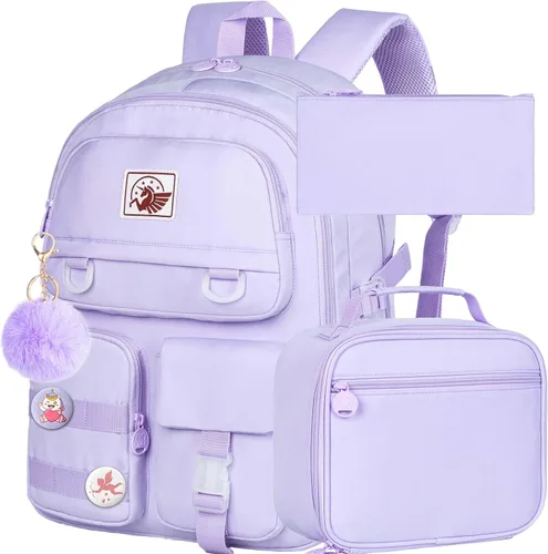 Miniatura 9 de CCJPX Mochila para niñas, mochila escolar para laptop de 16 pulgadas, mochila universitaria, mochila antirrobo para adolescentes, niñas, estudiantes