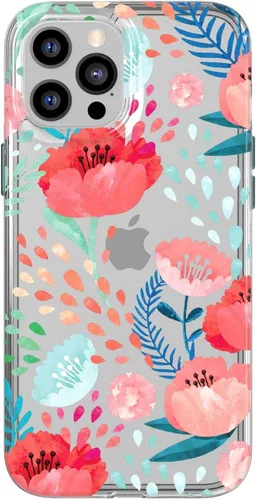 Tech21 Evo Art Botanical Garden - Funda protectora para iPhone 12 Pro Max con protección contra caídas de 10 pies y ilustraciones exclusivas