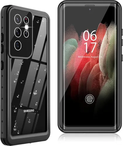 Miniatura 9 de Oterkin Funda impermeable para Samsung Galaxy S21 con protector de pantalla integrado, a prueba de polvo, a prueba de golpes, 360, carcasa