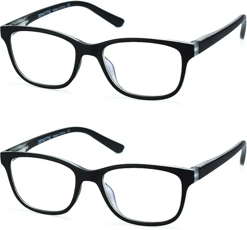 Miniatura 10 de ZENOTTIC Lentes de bloqueo de luz azul para niños, paquete de 2 lentes antirreflejos, lentes ligeros para computadora para niños y niñas