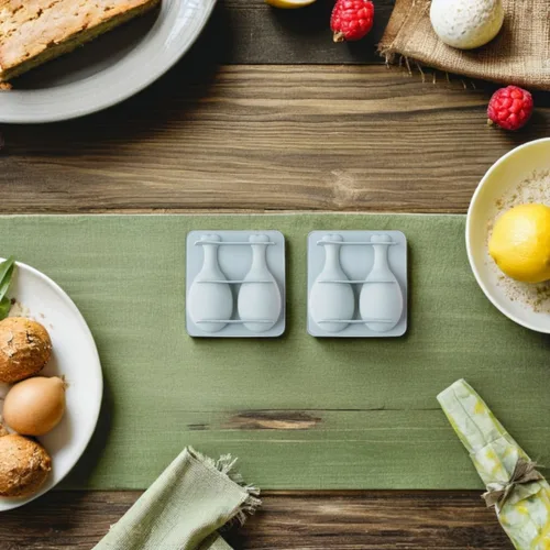 Miniatura 4 de YARNOW Cook Mold - Molde de silicona para tartas, 2 piezas, diseño de pierna de pollo, herramienta para hornear para pastel de chocolate y galletas
