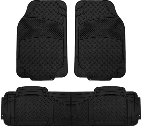 Miniatura 10 de Alfombrillas para automóviles color tostado beige sólido ClimaProof protección para todas las estaciones ajuste universal para la mayoría