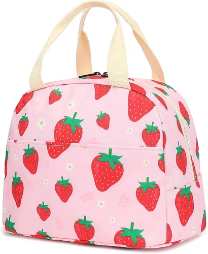 Miniatura 12 de Bolsa de almuerzo de conejo para mujeres y niñas, bolsas de picnic reutilizables con aislamiento para adultos y niños, trabajo, escuela, senderismo