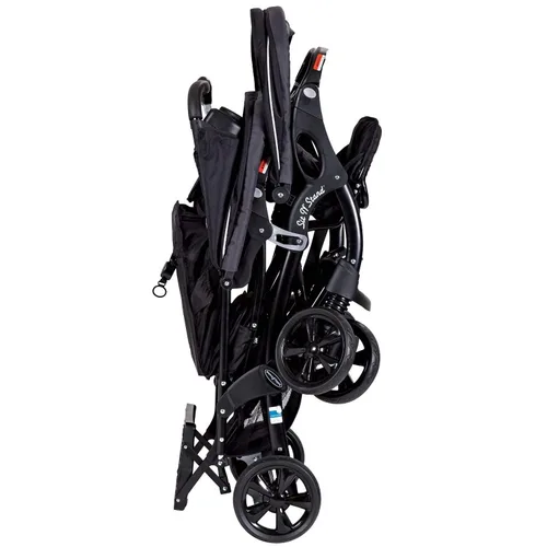 Miniatura 5 de Baby Trend Sit N' Stand - Cochecito doble, ónix Ónice