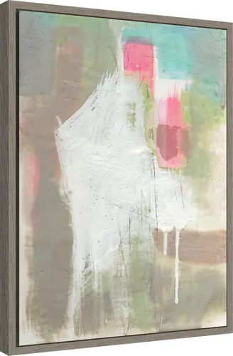 Miniatura 2 de Amanti Art Framed Canvas Wall Art 24x18 Retro Splash II by Jennifer Goldberger, Framed Wall Art Canvas, Abstract Artwork, Country Rustic Decor