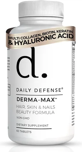 Suplementos de colágeno para mujeres, vitaminas para el cabello, la piel y las uñas con biotina y colágeno, calcio y más para un cabello saludable,
