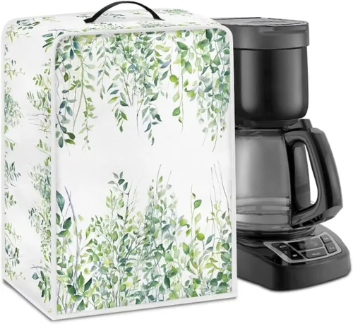 Miniatura 49 de DISNIMO Cubierta antipolvo para cafetera de mariposa azul, fundas para máquina de hacer café de cocina con mango superior, cubierta