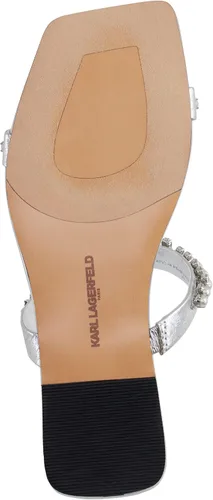 Miniatura 3 de Karl Lagerfeld Paris womens Payzlee Embellished Flat Sandal