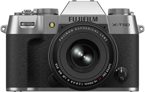 Miniatura 7 de Fujifilm X-T50, cámara digital sin espejo, XC15-45mmF3.5-5.6 OIS PZ Kit de lente - plateada Plateado