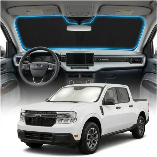 Miniatura 39 de Cubierta para parabrisas para BMW X1 E84 – Ajuste personalizado X1 E84 Accesorios 2016-2024 2025 Parasol plegable protección UV y escudo térmico