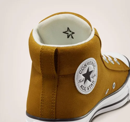 Miniatura 7 de Converse Chuck Taylor All Star Street Mid Lona unisex color trigo oscuroblanconegro