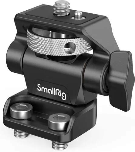 SmallRig Soporte giratorio para monitor de 360° e inclinación 180° soporte ajustable con 1/4"- 20 tornillos para monitor de 5" y 7"