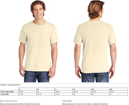 Miniatura 6 de Camisa C1717 Comfort Colors 6.1 oz Camiseta teñida
