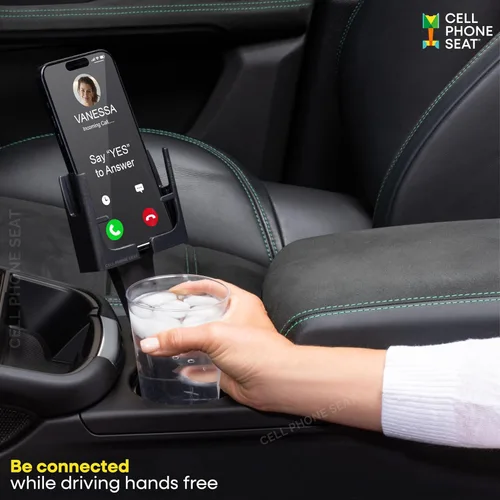 Miniatura 6 de Soportes para teléfono para tu coche, soporte para portavasos, soporte universal ajustable con expansión, soporte para manos libres, compatible
