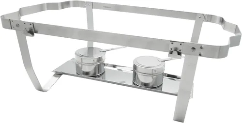 Miniatura 4 de Winco Chafer Clásico con Soporte Plegable, 8 Cuartos