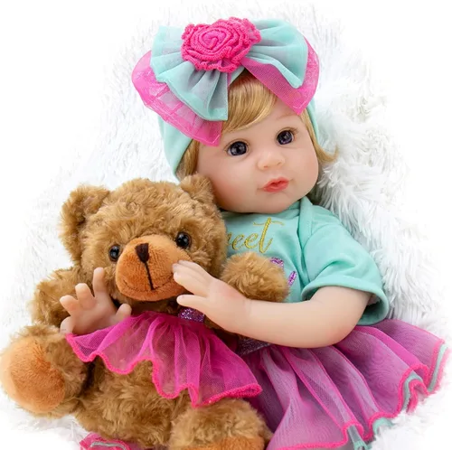 Miniatura 15 de Milidool Muñecas de bebé Reborn realistas de 22 pulgadas, muñecas de bebé recién nacidas de aspecto real con accesorios completos, perfectas