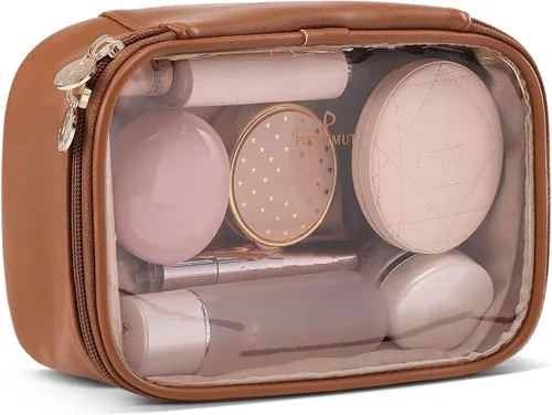 Miniatura 18 de Pocmimut Mini Bolsa de Maquillaje, Bolsa de Maquillaje Transparente para Viaje, Bolsa de Aseo Personal, Monedero, Accesorios para Coche, Cosas