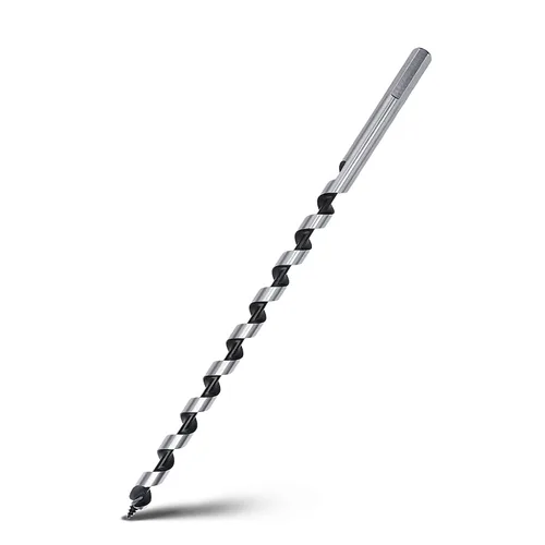 Miniatura 29 de Broca helicoidal de 0.94 x 11.8 pulgadas para madera, broca helicoidal con vástago hexagonal para madera blanda, madera dura, plástico