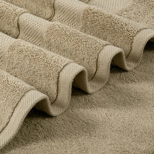 Miniatura 3 de Oakias Toallas de baño beige de alta calidad, paquete de 2, 27 x 54 pulgadas, altamente absorbentes, toallas de baño de lujo de 21.16 oz/m²