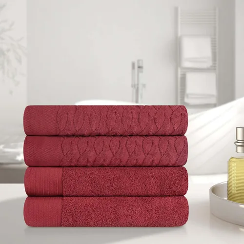 Miniatura 81 de Superior Juego de 6 toallas de 100% algodón egipcio de 500 GSM, 6 piezas, 2 caras, 2 manos, 2 toallas, ideal para baño, cocina o playa, de secado