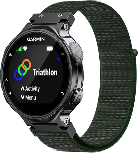 Miniatura 9 de NotoCity Para Forerunner 735XT Banda Nylon Forerunner 235 Smartwatch Band Forerunner 630/620/220/230 Correa Approach S6 Watchband (negro)