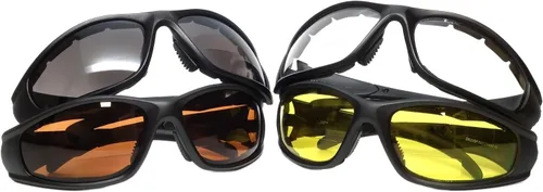 Miniatura 8 de Calabria 23BF Sportster - Gafas de seguridad bifocales de lectura para hombres y mujeres, protección UV, viento y desechos, antivaho