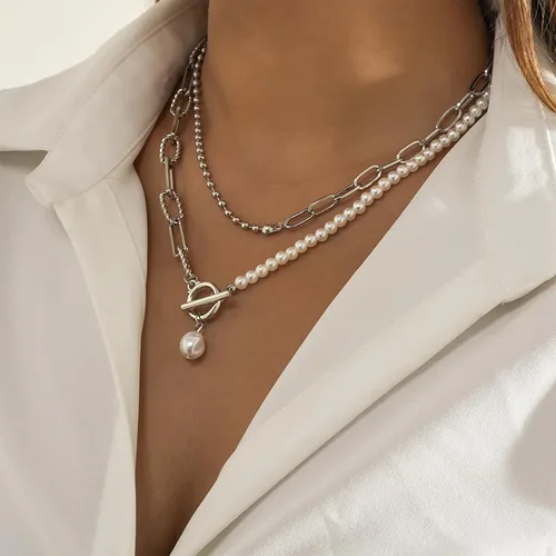 Miniatura 49 de Long tiantian Collares en capas para mujer, joyería occidental para mujer, collar de moneda apilable, collar de país, moderno, bohemio, verano