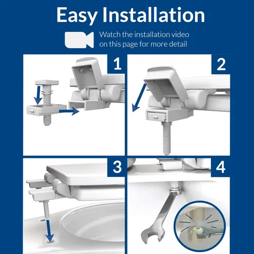 Miniatura 9 de Mayfair NextStep2 - Asiento de inodoro con asiento de entrenamiento para ir al baño integrado, cierre lento, extraíble que nunca se afloja